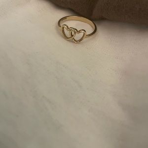 Two Hearts Together Ring